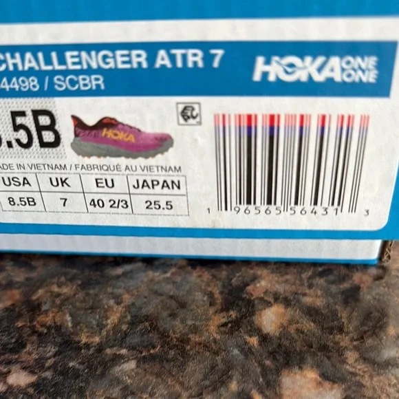 Hoka Women's Pink and Maroon Athletic Shoes - Picture 3 of 6